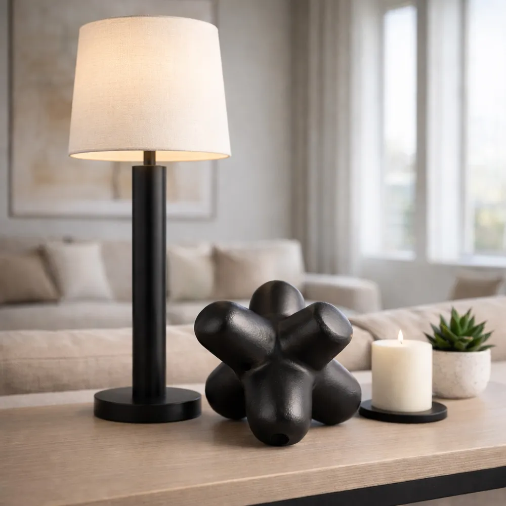 GARTONSTONE BLACK DECOR 6 (IN)