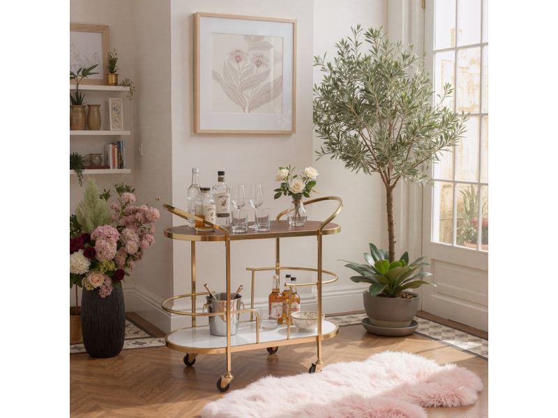 Antalya Bar Cart Multicolor 2