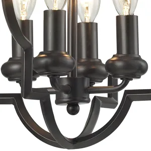 Chandette 14″ Wide 4-Light Chandelier - Oil Rubbed Bronze 3