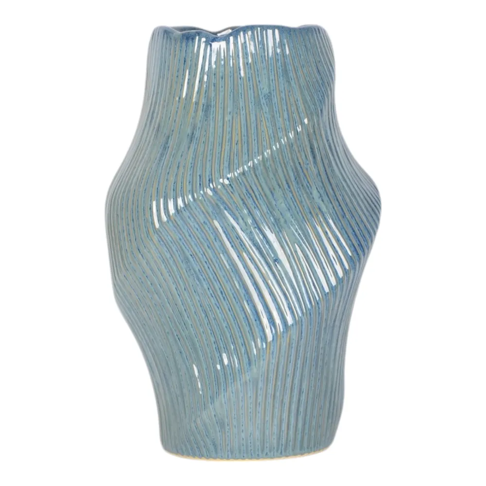 DORSEYSTONE BLUE VASE 17 (IN)