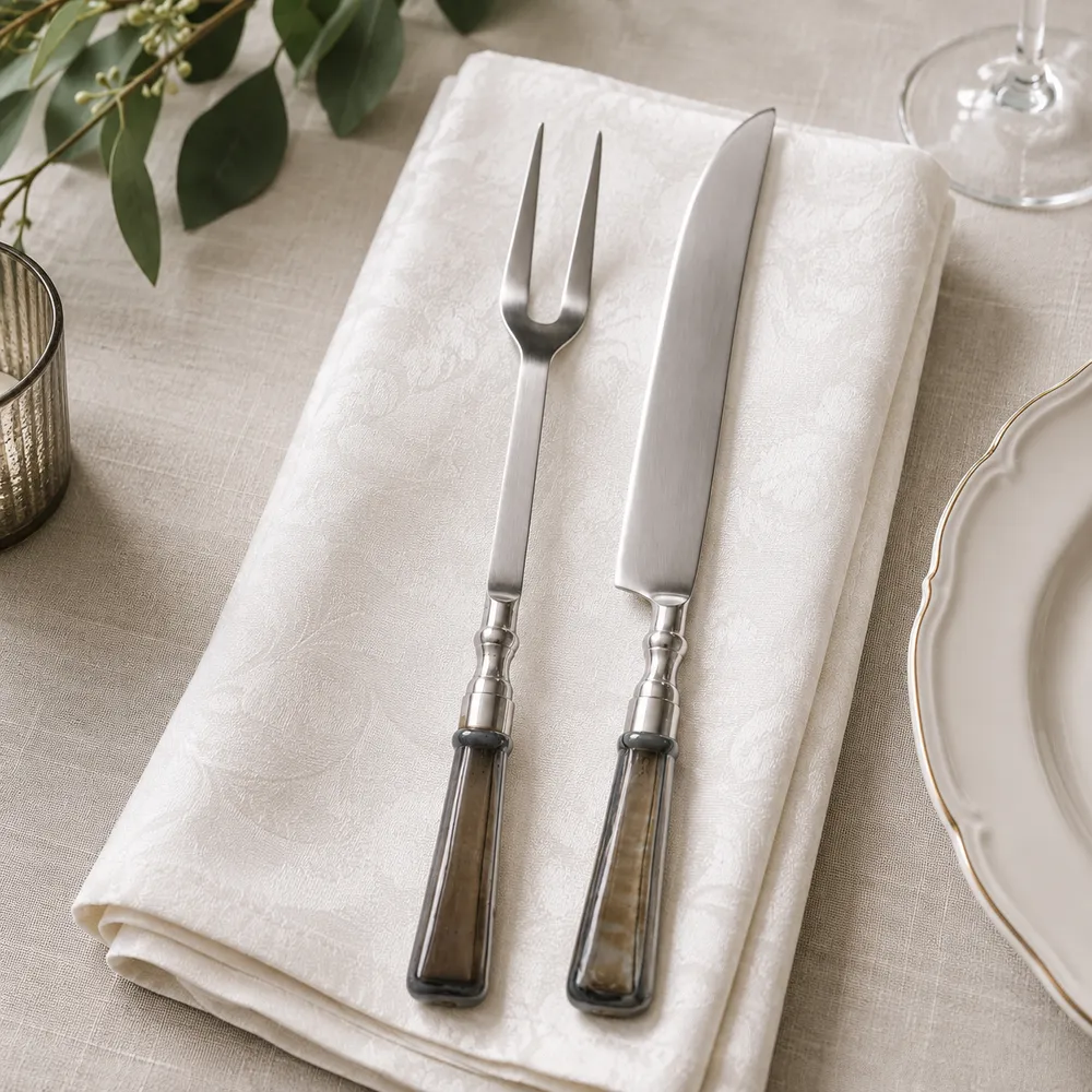 GRAYSONSTONE SET OF 2 SILVER SERVEWARE 1 (IN)