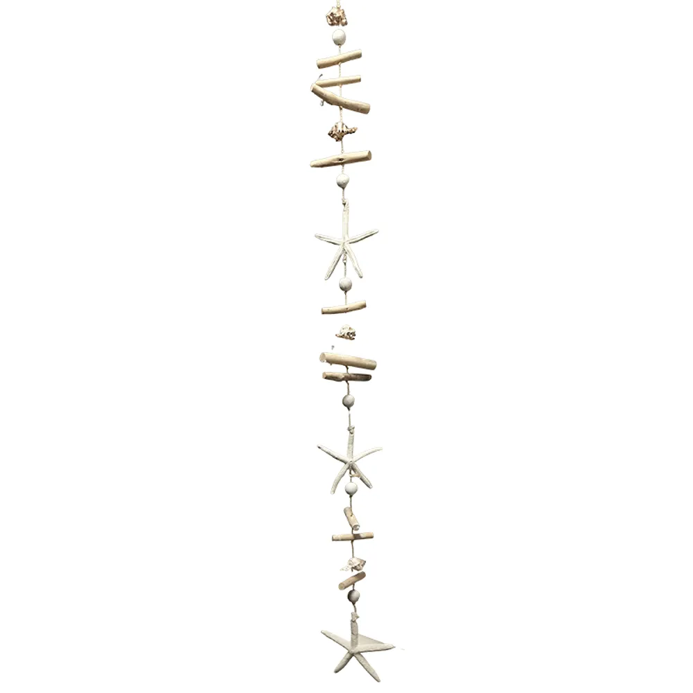 48" WHITE WASHED FINGER STARFISH