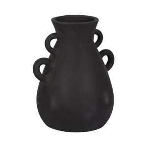 ARLOBEACH BLACK VASE 12 (IN) 4