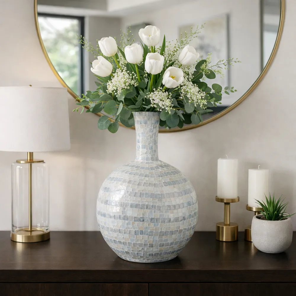 EWINGGATE BLUE VASE 23 (IN)