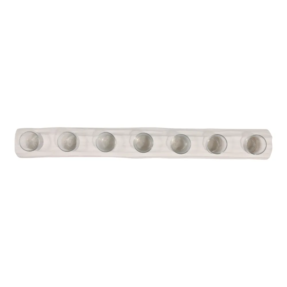 ENNISMORE WHITE TEALIGHT HOLDER 4 (IN)