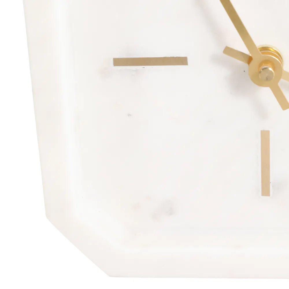 VALESTONE WHITE CLOCK 6 (IN)