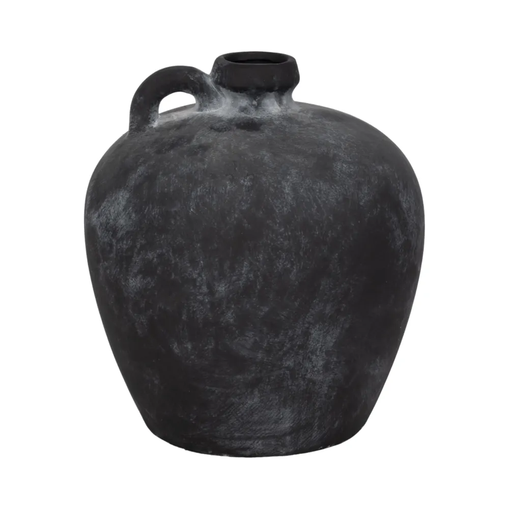 PAXTONHOLM BLACK VASE 10 (IN)