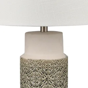 Tula 30'' High 1-Light Table Lamp - Set of 2 - Gray 4