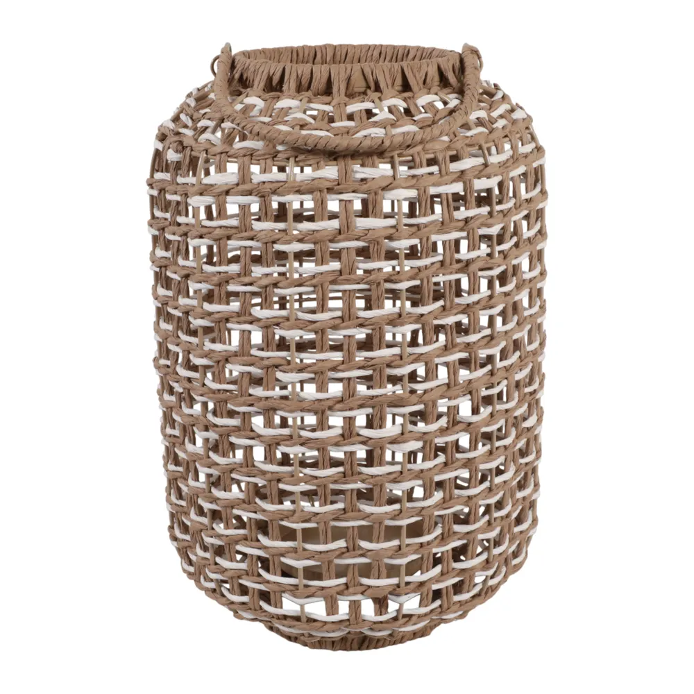 LARKSIDE BROWN LANTERN 17 (IN)