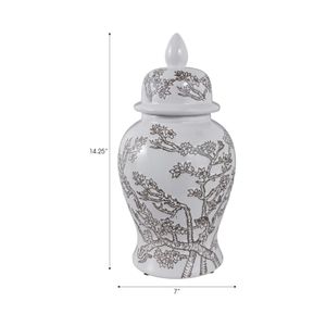 BARTONRUN WHITE CHINOISERIE 15 (IN) 9