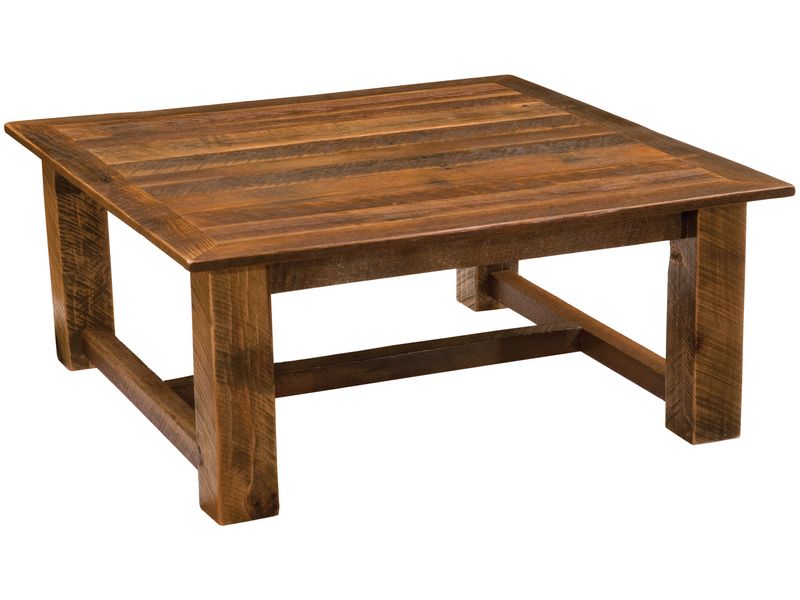 Barnwood Square Coffee Table - 42-inch - Standard 1