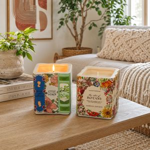 IRVINGSHAW SET OF 2 WILD FIG & CASSIS CANDLE 4 (IN) 11