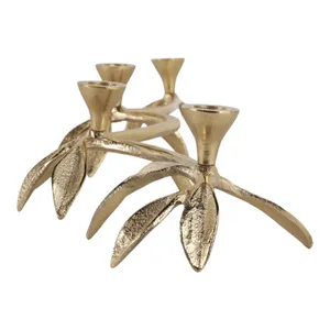 GRADYVIEW GOLD CANDLE HOLDER 5 (IN) 5