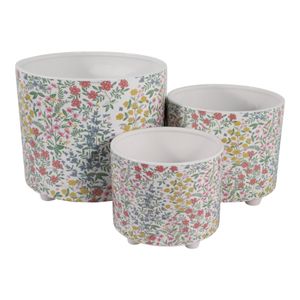 ELMMORE SET OF 3 YELLOW PLANTER 11 (IN) 5