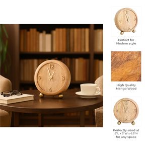 NOLANMORE TAN CLOCK 7 (IN) 10