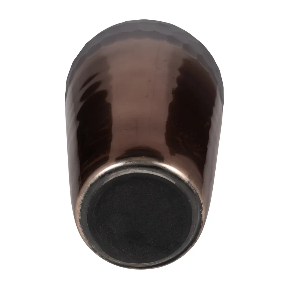 DAYTONSHAW BRONZE GLASS VASE 14 (IN)