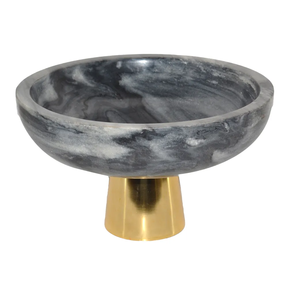 CARVERROSE GRAY BOWL 8 (IN)
