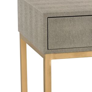 Shagreen Accent Table - Gray 2