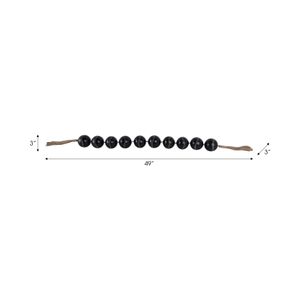 GORDONSTONE BLACK BEAD 3 (IN) 8