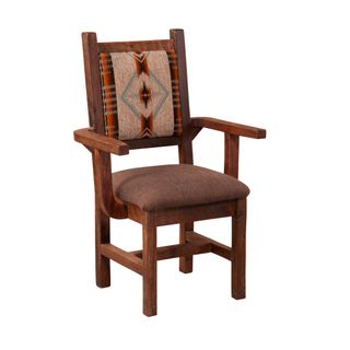 Barnwood Colonial Arm Chair - Customer Fabric
