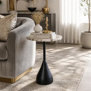 FARLEYVIEW WHITE TABLE 22 (IN) 8