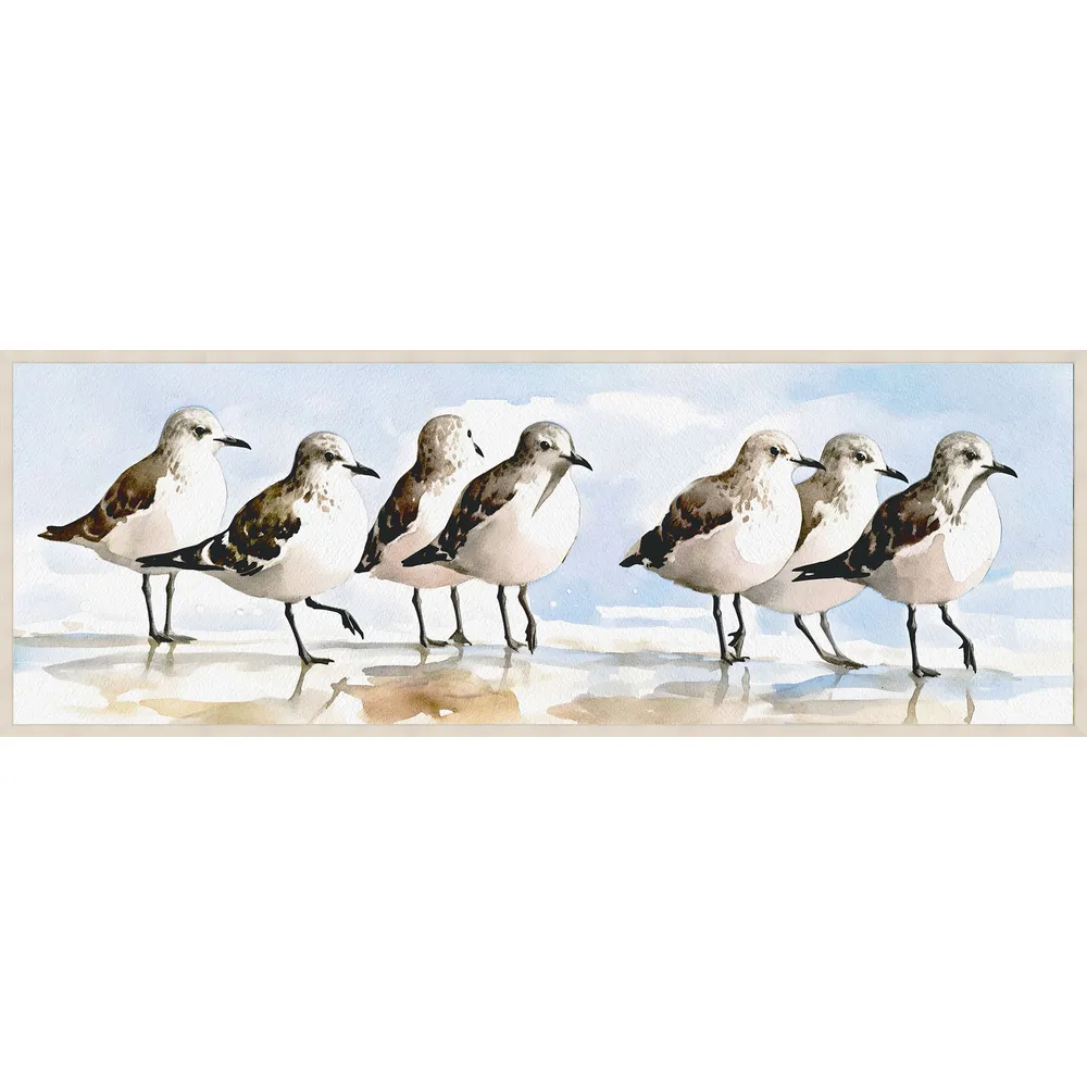 Canvas in a Floating White Frame