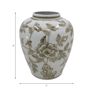 EDMONDLAND BROWN CHINOISERIE 8 (IN) 10