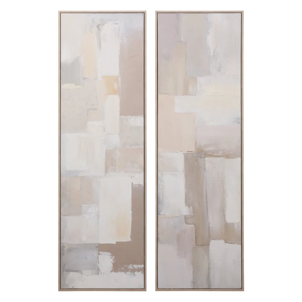 STONEVALE SET OF 2 TAN ART 70 (IN)