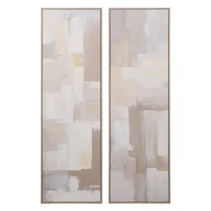 STONEVALE SET OF 2 TAN ART 70 (IN) 1