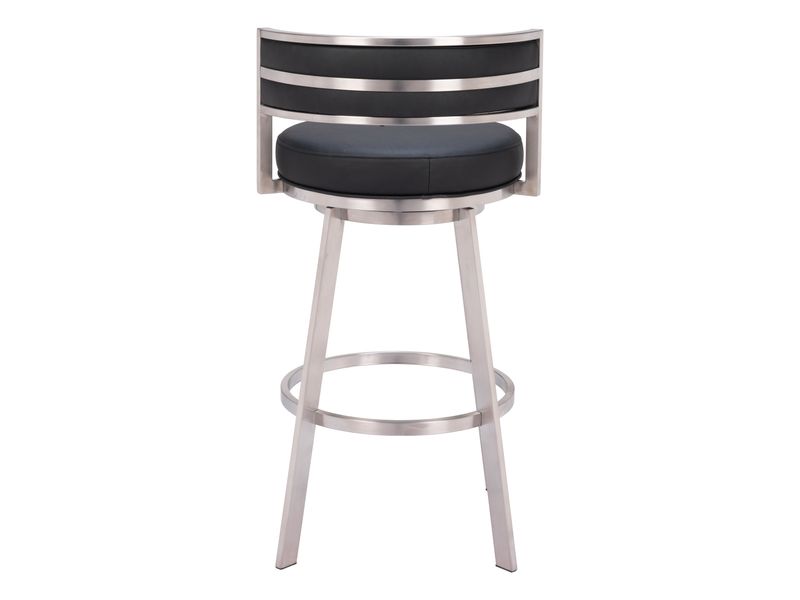 Gimsby Swivel Barstool Black 5