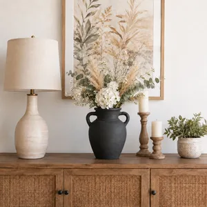 CARLINROSE BLACK VASE 10 (IN) 11