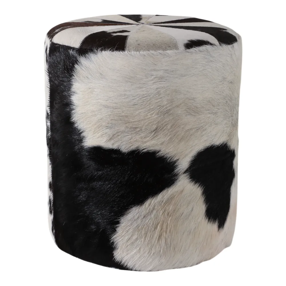SARAHFORD BLACK OTTOMAN 19 (IN)