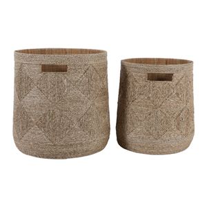 DUNCANGROVE SET OF 2 BROWN STORAGE 16 (IN) 4