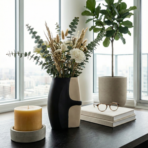 COLVINHOLM BLACK VASE 15 (IN) 11