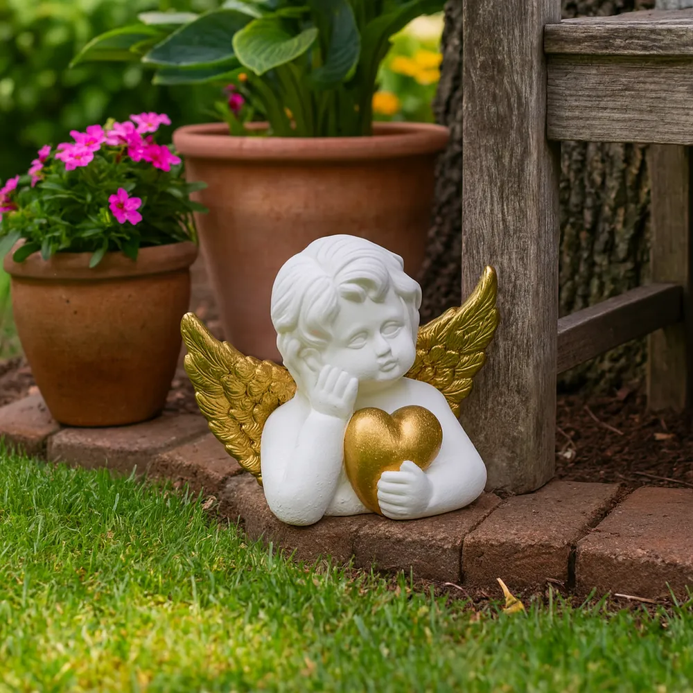 CARSONLEY WHITE GARDEN STATUARY 11 (IN)