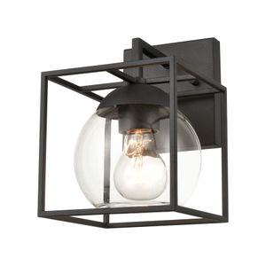 Cubed 9'' High 1-Light Outdoor Sconce - Charcoal 1
