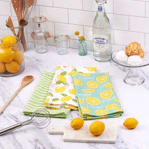 Limone Cotton Kitchen Towels (Set of 3) 4