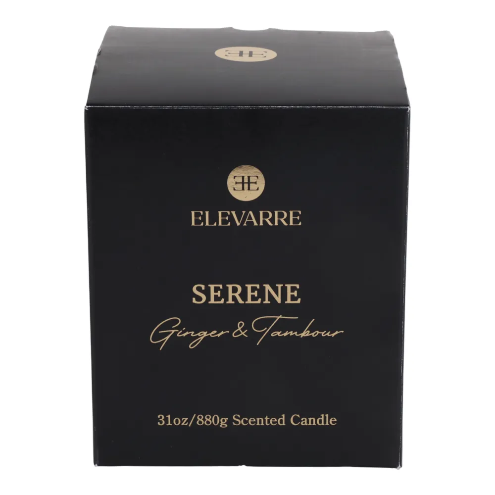 ROWANSTONE SERENE GINGER & TAMBOUR CANDLE 7 (IN)