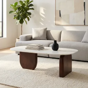 HAYFIELDLAND BROWN COFFEE TABLE 16 (IN) 11