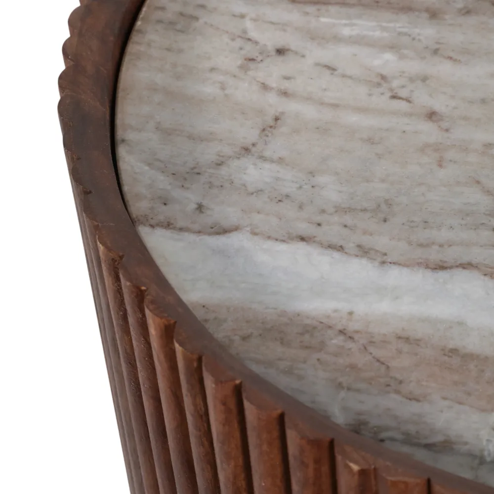 PRESTONPORT BROWN TABLE 20 (IN)