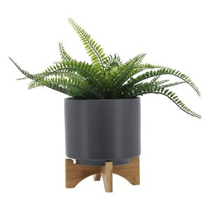 NORMAHAVEN GRAY PLANTER 9 (IN) 4