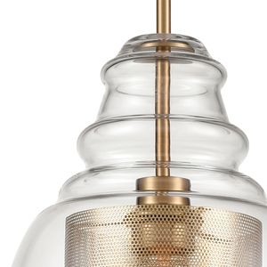 Herndon 11'' Wide 1-Light Pendant - Antique Gold 3