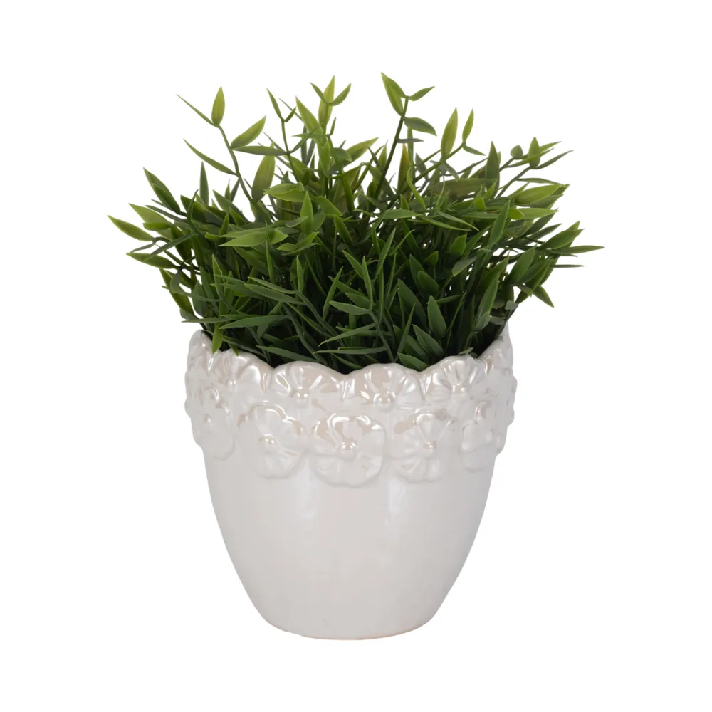 SLATERGATE IVORY PLANTER 6 (IN)