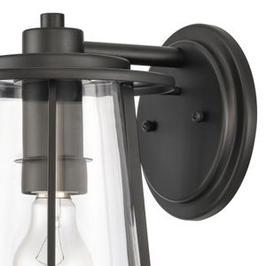 Kennison 13'' High 1-Light Outdoor Sconce - Matte Black 5