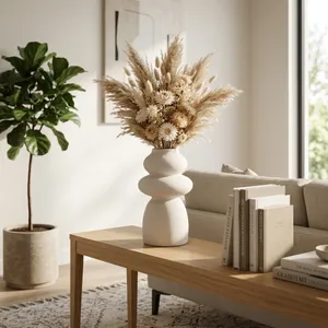 DUTTONDALE WHITE VASE 12 (IN) 11