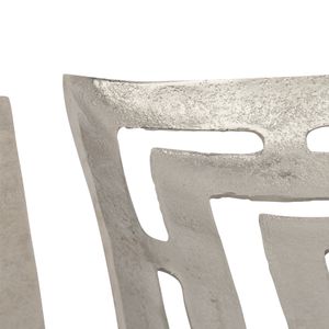 GRAHAMHAVEN SET OF 2 SILVER METAL 3 (IN) 6