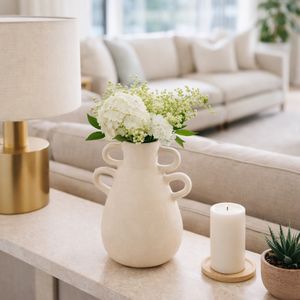 ARLOBEACH IVORY VASE 12 (IN) 11