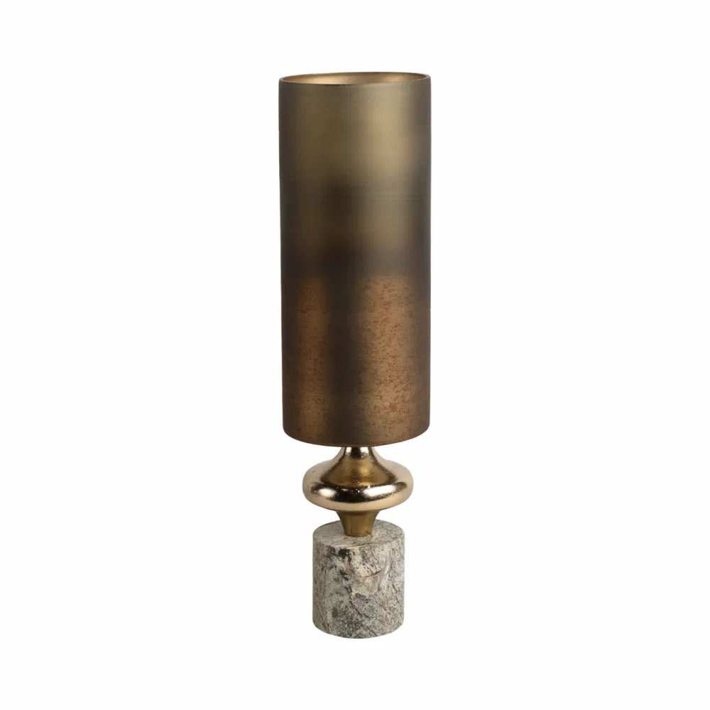 OPALHAVEN BROWN GLASS VASE 20 (IN)