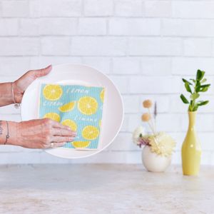 Limone blu Eco Sponge Cloths (Set of 2) 5