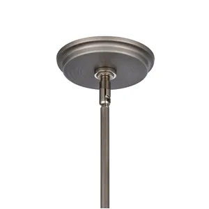 Urbanite 9″ Wide 1-Light Mini Pendant - Weathered Zinc 2
